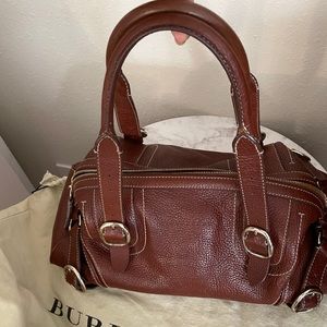 Burberry leather bag
